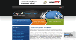 Desktop Screenshot of capital-investment.co.uk