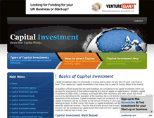 Tablet Screenshot of capital-investment.co.uk